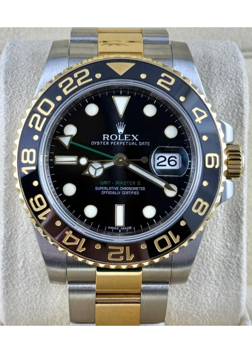 二手 ▶️  Rolex 勞力士 GMT-Master II ◀️     116713LN   2012年錶     (40mm) 